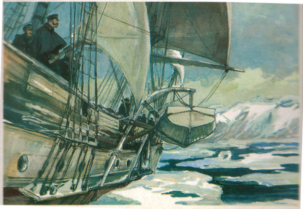 Открытка из комплекта «Русские путешественники и мореплаватели». Ф.П.Литке