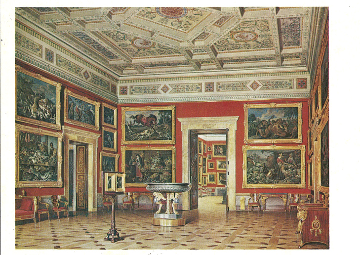 Новый Эрмитаж. Зал фламандской живописи. 1860