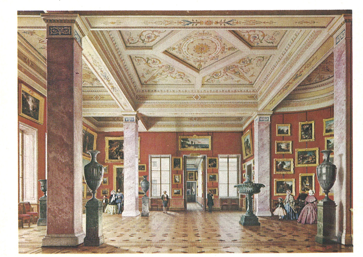 Новый Эрмитаж. Зал голландской и фламандской живописи. 1860