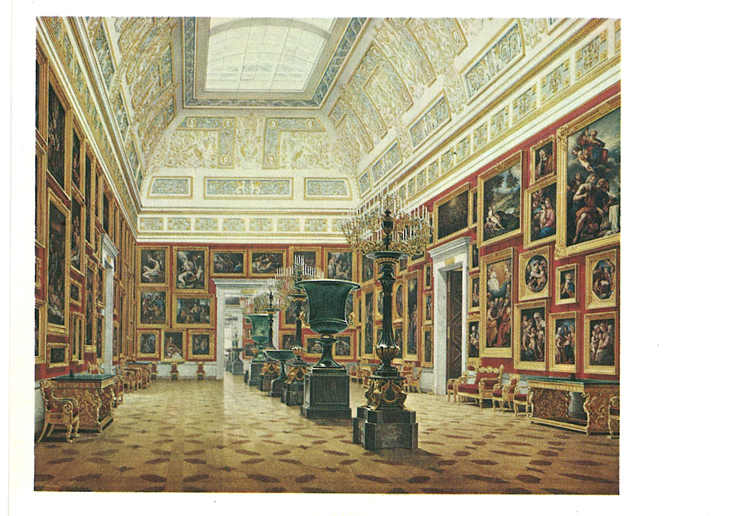 Новый Эрмитаж. Зал итальянской живописи. 1853