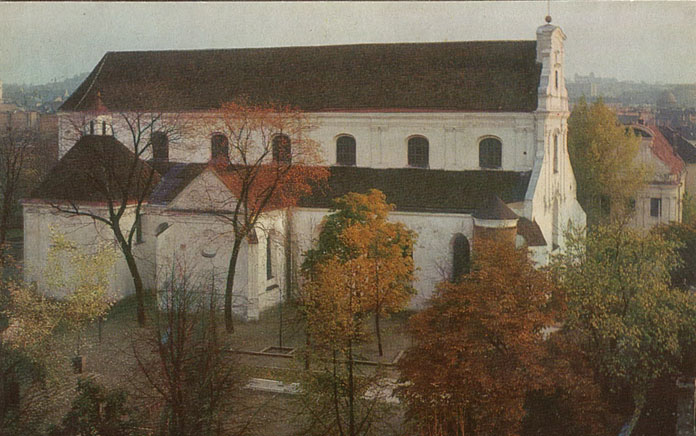 Открытка - Вильнюс - Костел Францисканцев